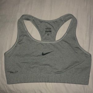 Nike Pro Grey Sports Bra